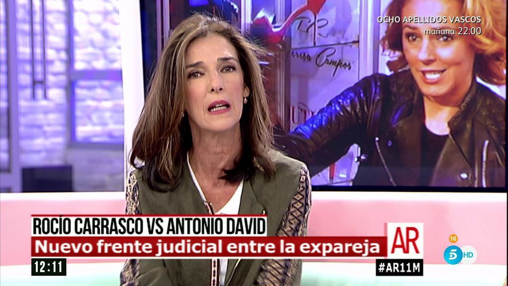 García Pelayo: "Antonio David le ha pedido una pensión de 5.000 euros a Rocío Carrasco"