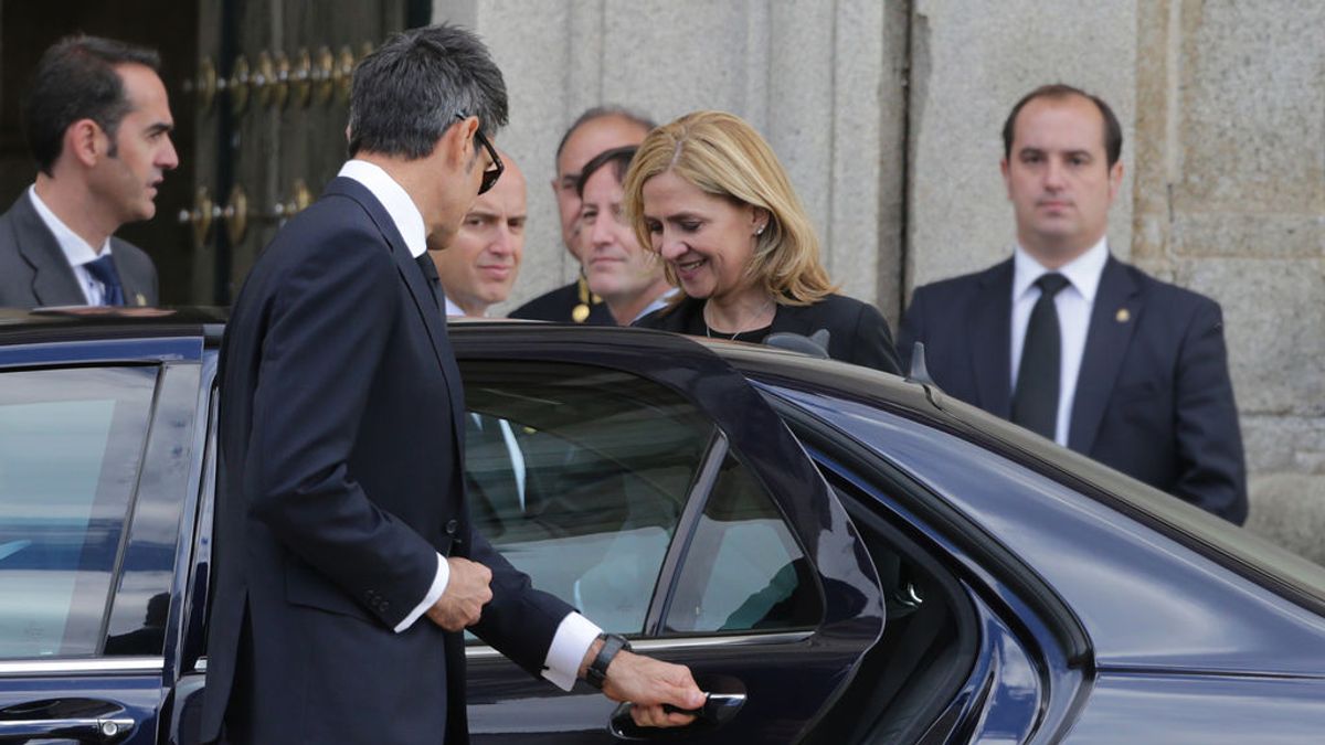 La Infanta Cristina regresa al Palacio Real por vez primera en cuatro años