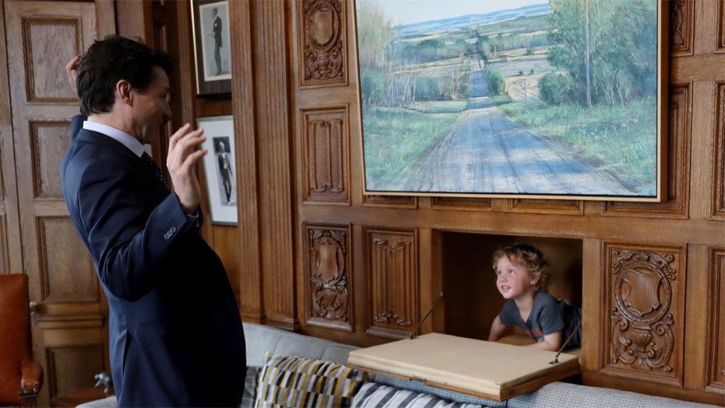 La visita más esperada por Justin Trudeau en su despacho de primer ministro