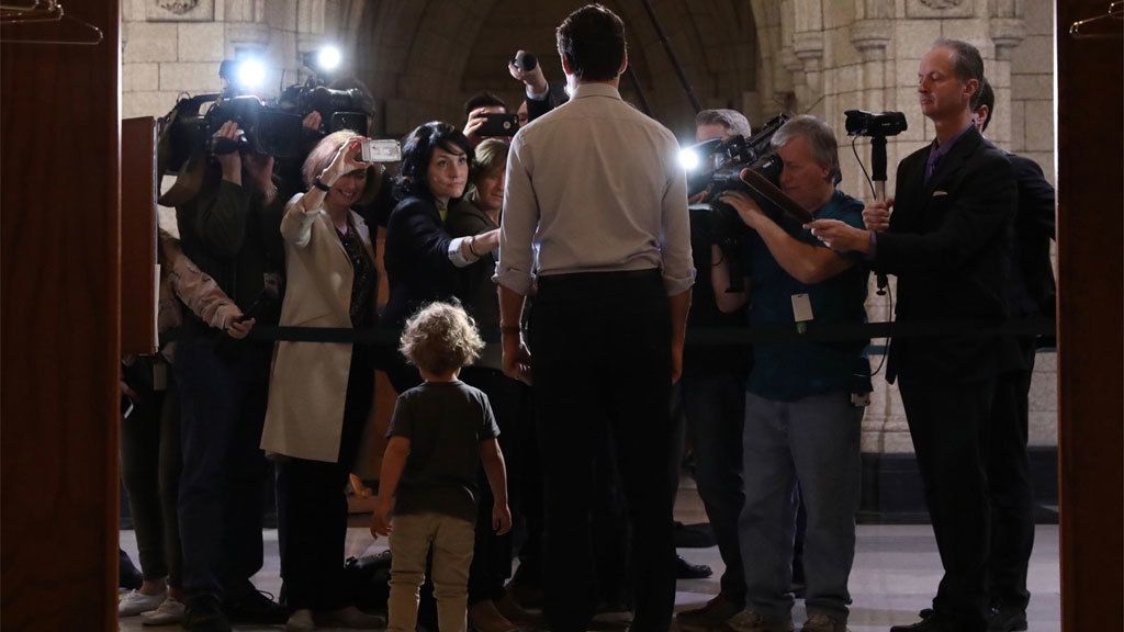La visita más esperada por Justin Trudeau en su despacho de primer ministro