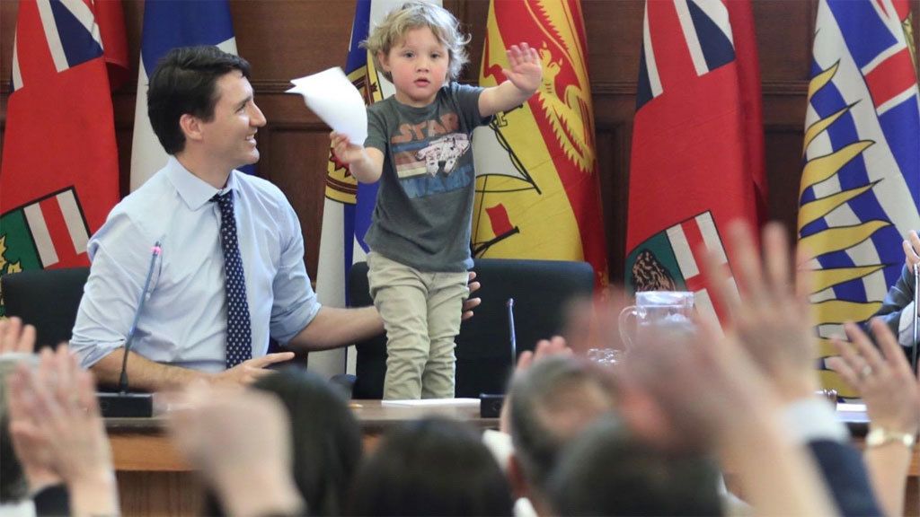 La visita más esperada por Justin Trudeau en su despacho de primer ministro