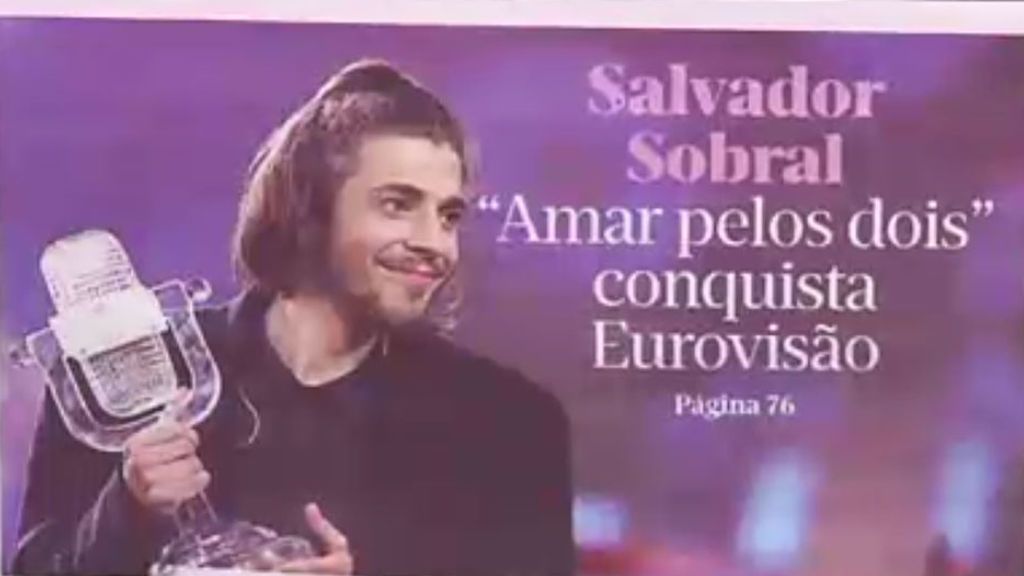 Los portugueses, orgullosos de su triunfo en Eurovisión
