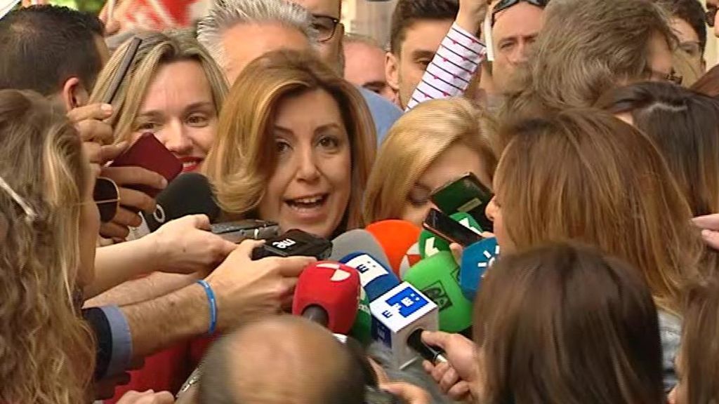 Susana Díaz sobre el debate a tres: "Estamos en la recta final de la remontada"