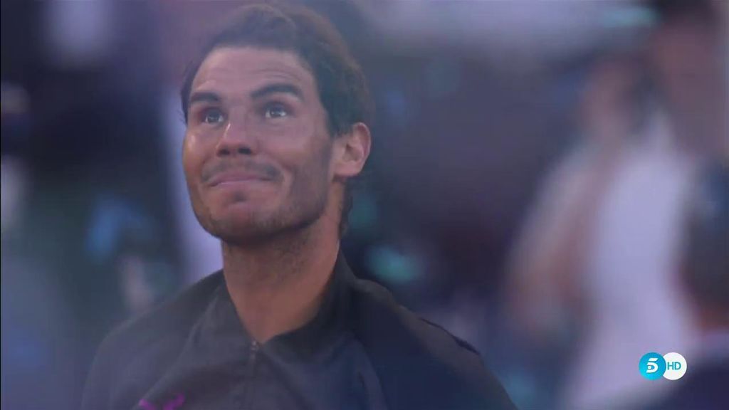 La tremenda felicidad de Nadal tras ganas el Open de Madrid