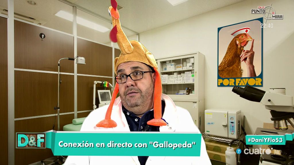 ‘El Gallopeda’, muy orgulloso del gallo de Manel Navarro en Eurovisión