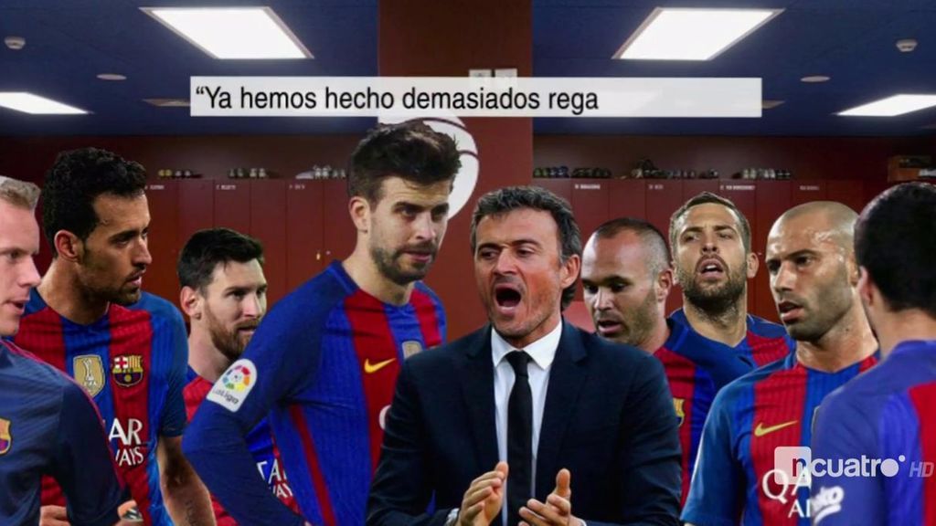 ¿Conjura? ¿Qué se dijeron los jugadores del Barça tras ganar a Las Palmas?