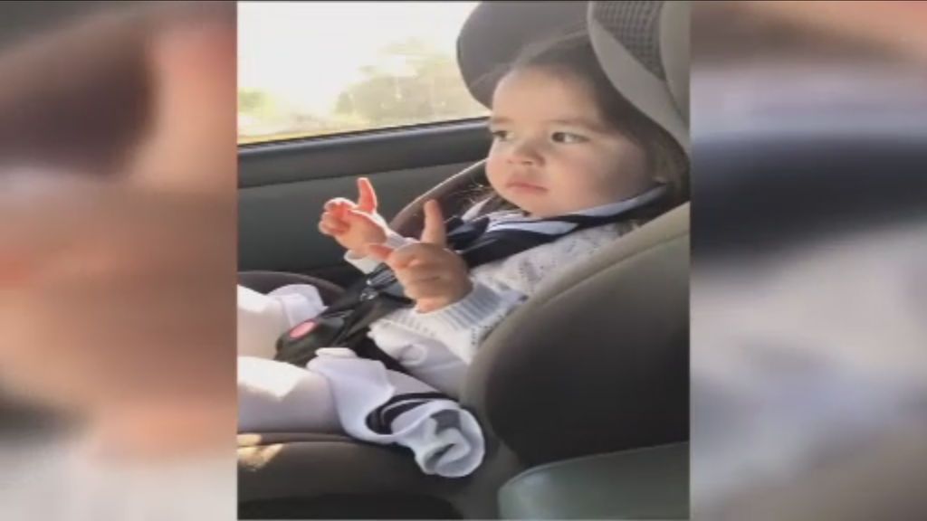 Esta niña lo 'da todo' al ritmo de Bruno Mars