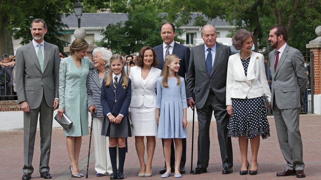 Las primeras imágenes de la Comunión de la Infanta Sofía