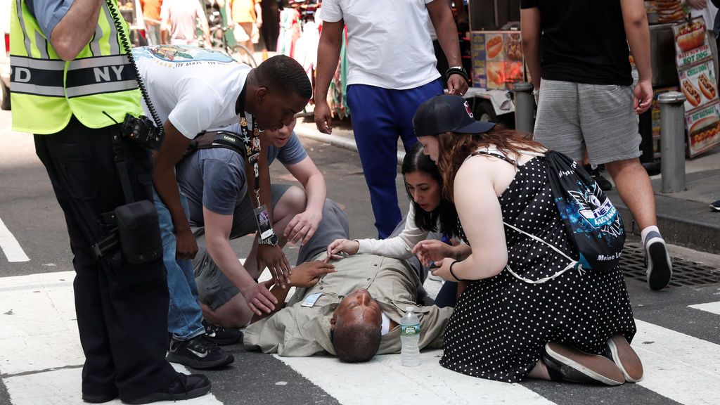 Time Square: las imágenes del atropello mortal en Nueva York