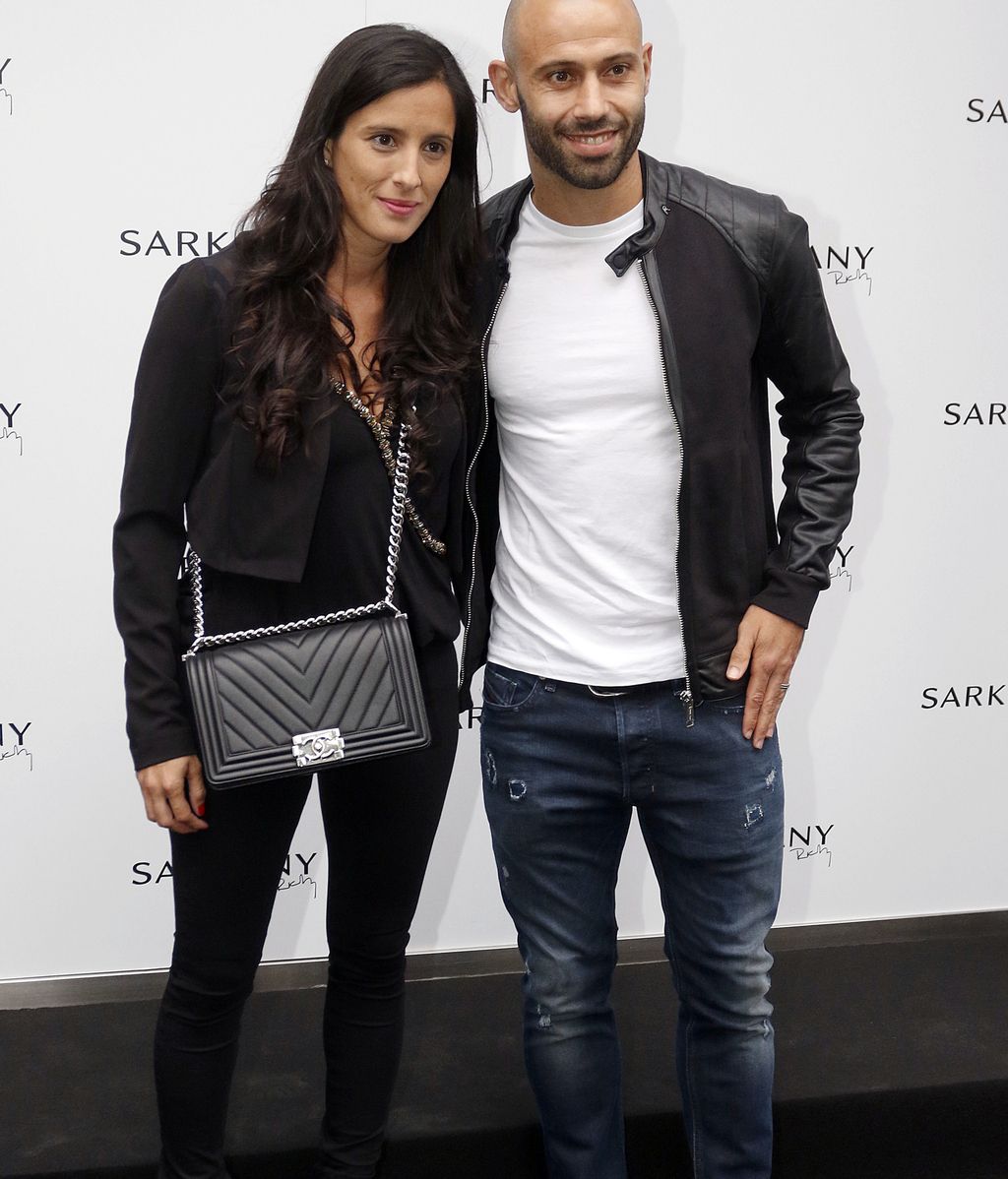 Fernanda Moreno y Javier Macherano