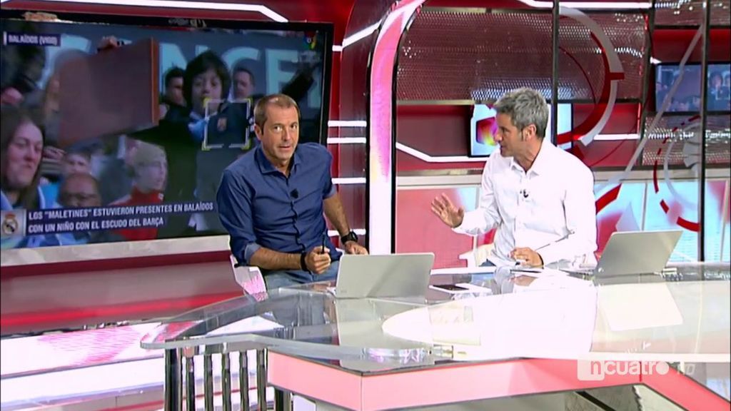 Ramos celebró así la expulsión de Aspas y se encaró con la grada en el tanto de Benzema