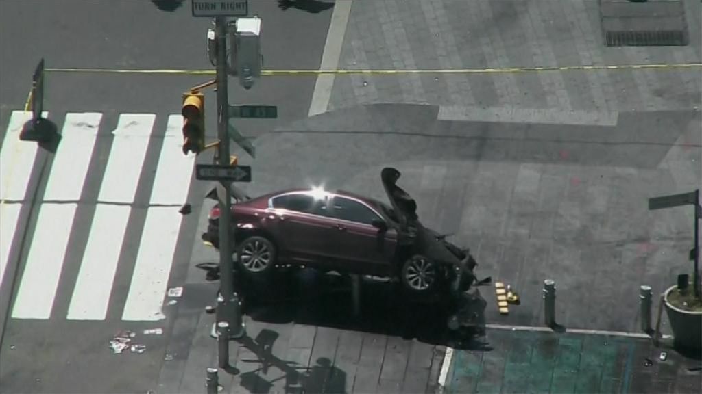 Las imágenes del atropello a varios peatones en Times Square