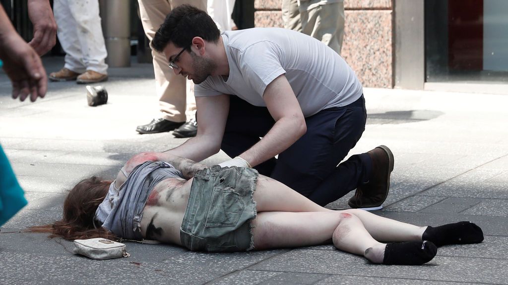 Las imágenes del atropello a varios peatones en Times Square