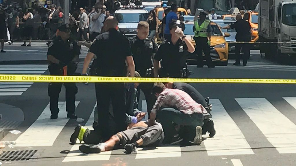 Time Square: las imágenes del atropello mortal en Nueva York