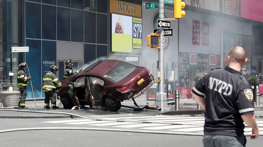Las imágenes del atropello a varios peatones en Times Square