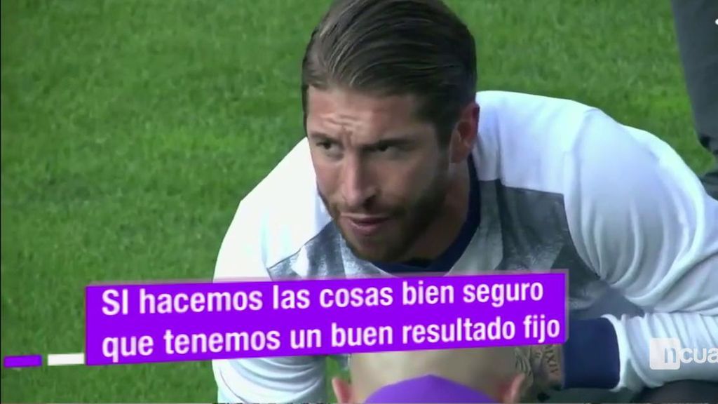 La motivadora arenga de Sergio Ramos a sus compañeros para que no se relajasen en Vigo