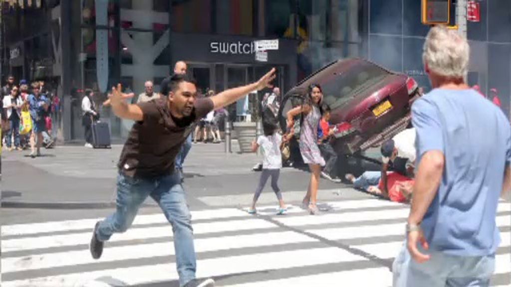 Así fue el recorrido del conductor durante el atropello en Times Square