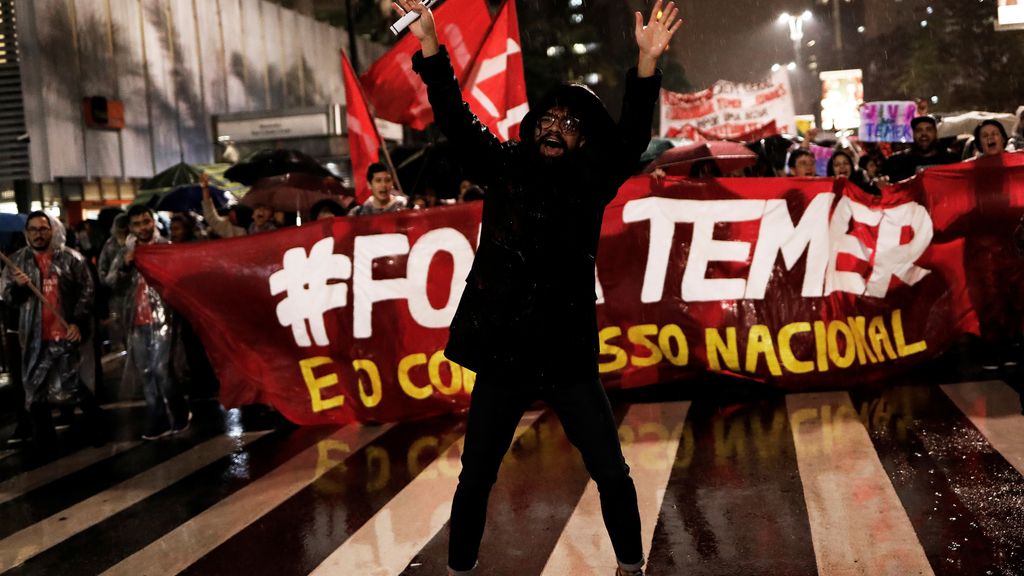 Protestas en Brasil contra el presidente Temer, envuelto en un escándalo de corrupción
