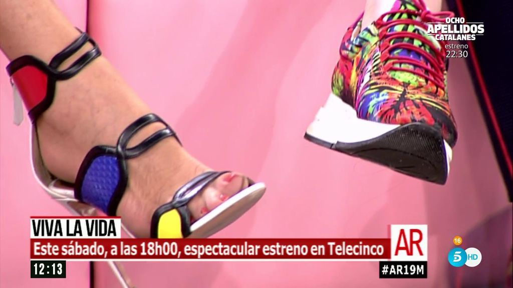 ¡Duelo de estilismo! Los tacones de Ana Rosa VS Las zapatillas de Toñi Moreno