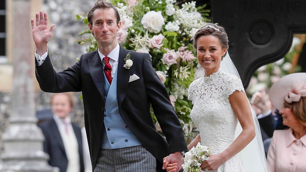 ¡Recién casados! Primera imagen de Pippa Middleton y su marido, James Matthews