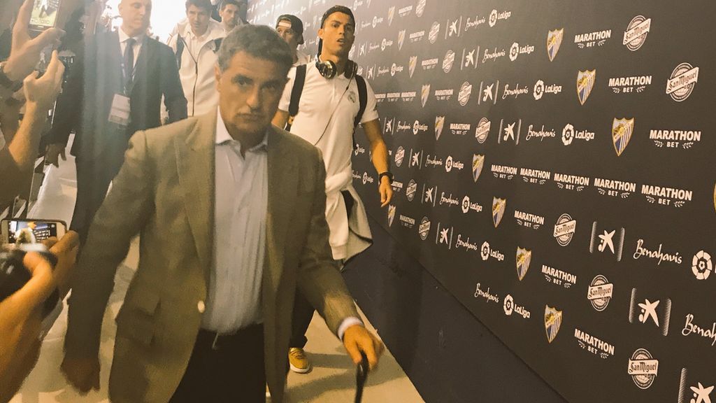 Vuelve la polémica: Michel ‘encabeza’ la expedición del Real Madrid en Málaga Vuelve la polémica: Michel ‘encabeza’ la expedición del Real Madrid en Málaga
