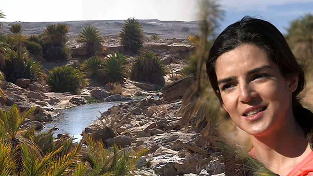Jesús Calleja y Clara Lago encuentran un oasis en mitad del desierto: "¡Es un p*** río!"