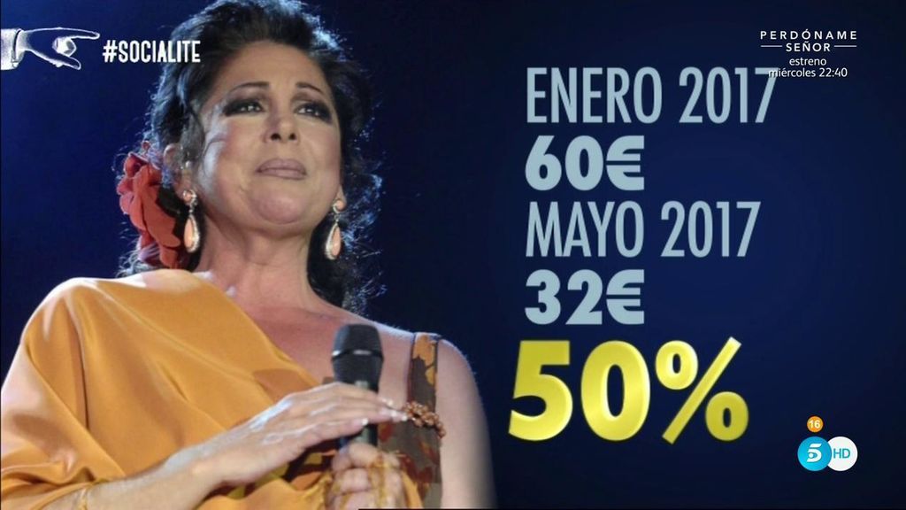 Isabel Pantoja en apuros: no consigue vender las entradas y tiene que bajar el precio