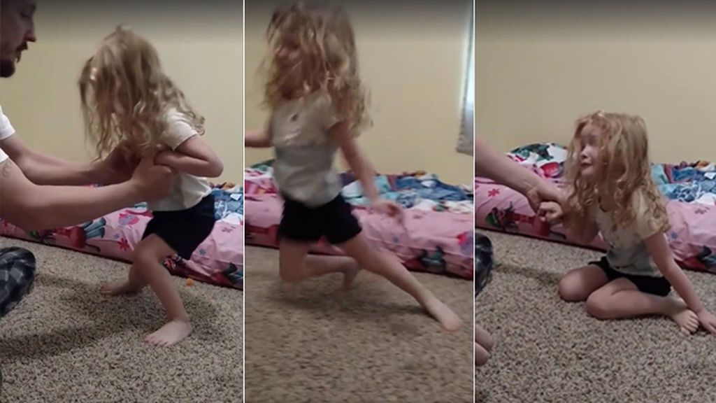 Su hija era incapaz de ponerse en pie tras la picadura de una garrapata