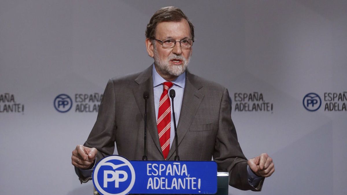 Mariano Rajoy comparece ante los medios  tras presidir la reunión del Comité Ejecutivo Nacional del PP