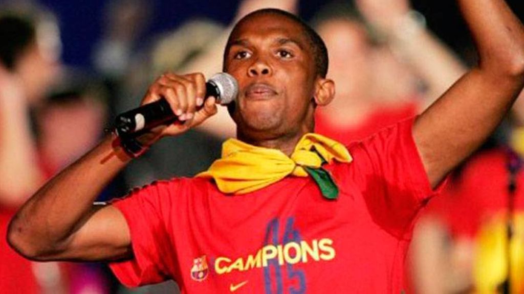 Así pidió perdón Eto’o al Real Madrid tras sus insultos en una celebración del Barça en 2005