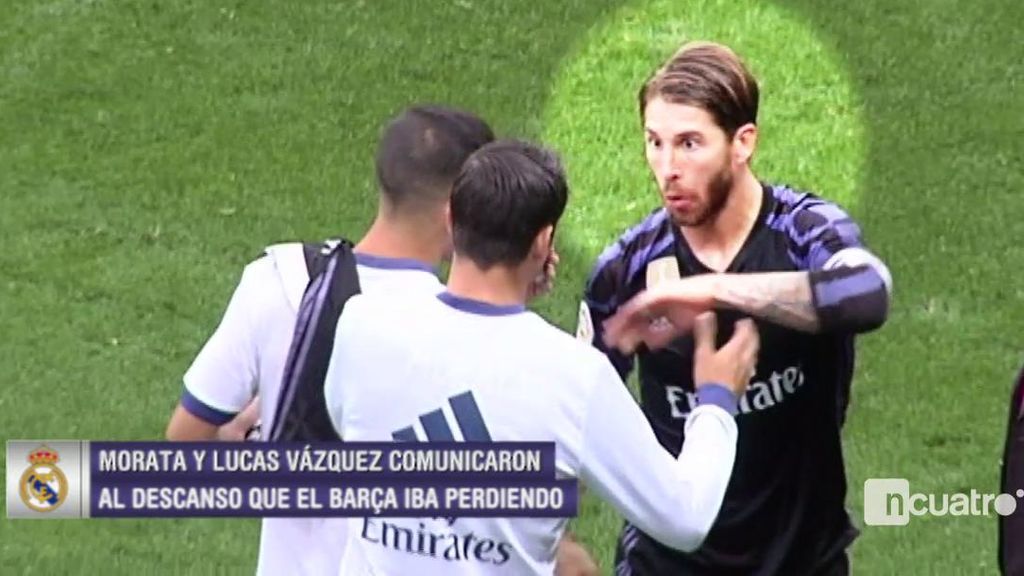 La reacción de Sergio Ramos al enterarse de que el Barça perdía al descanso con el Eibar