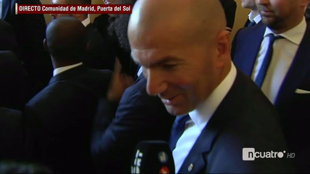 Zidane, en exclusiva a Deportes Cuatro: “Vamos a disfrutar y con tranquilidad a pensar en lo que viene”