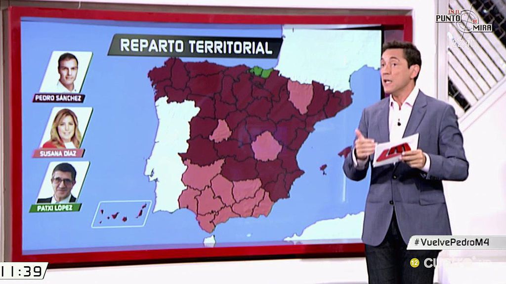 El mapa del poder del PSOE tras las primarias