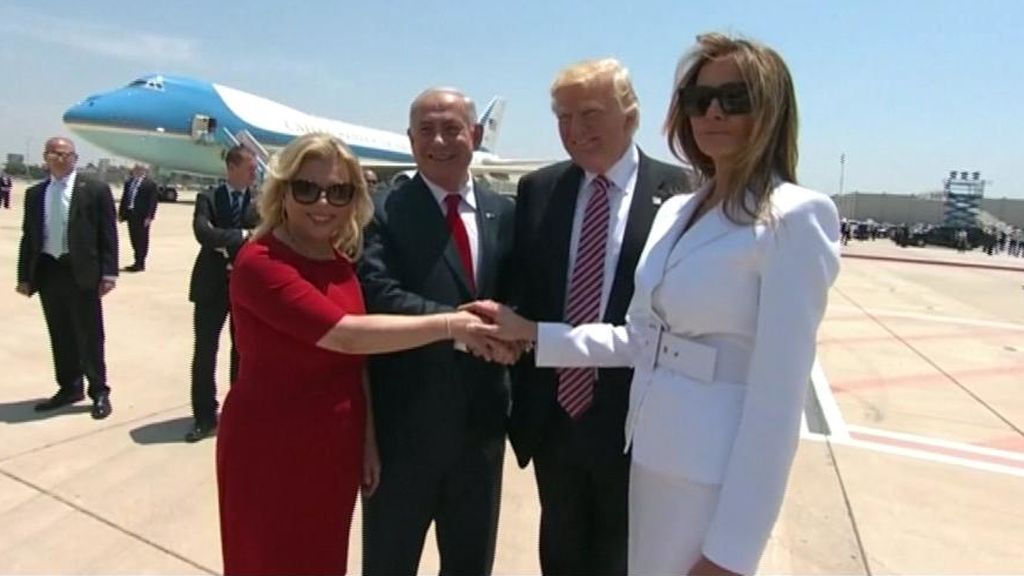 Trump aterriza en Israel