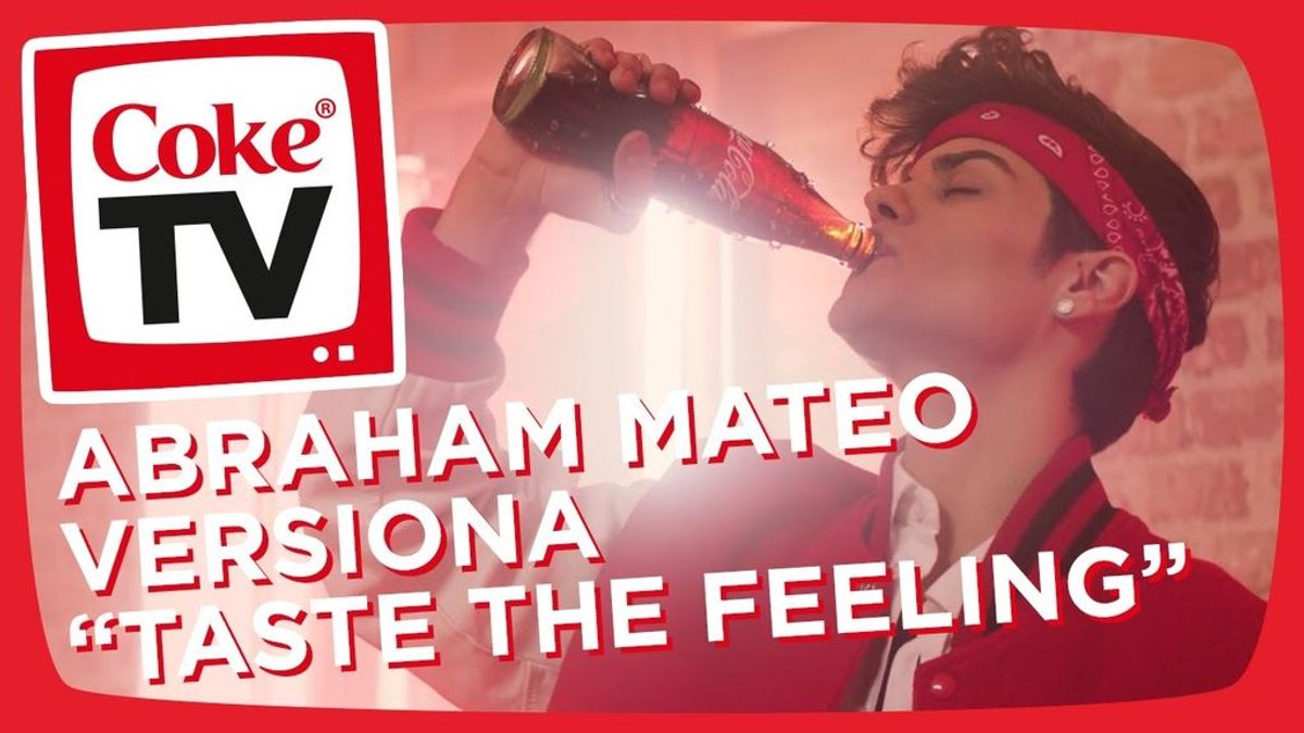 ¡Abraham Mateo nos canta "Taste the Feeling" en su nuevo videoclip con Coca-Cola!