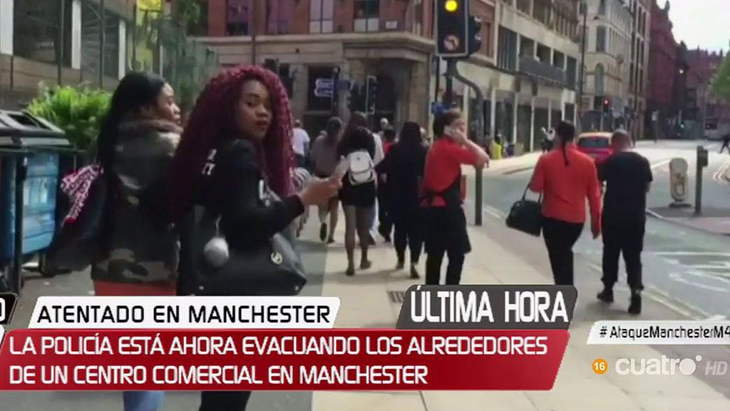 Evacúan los alrededores de un centro comercial en Manchester