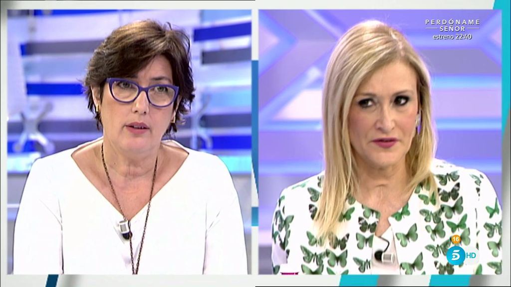 Cifuentes: "El fuego amigo es el que te apoya por la mañana y por la noche te pone en la picota"