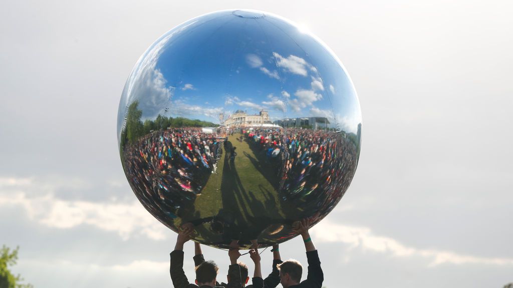 Apertura del congreso de la iglesia protestante alemana Kirchentag en Berlín