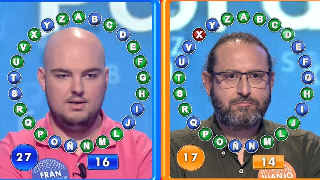 Juanjo y Fran volverán a enfrentarse en el próximo programa