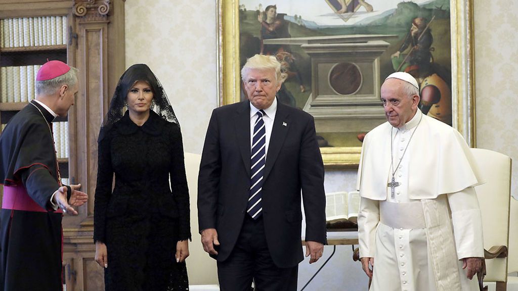 Frío recibimiento del papa Francisco a Donald Trump