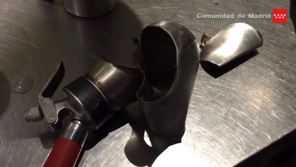 Una cocinera, muy grave al explotarle un sifón de nitrógeno en un restaurante de Madrid