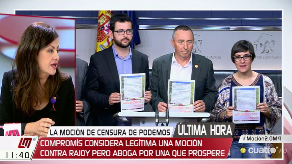 Sira Rego (Unidos Podemos): "No podemos posponer la moción de censura"