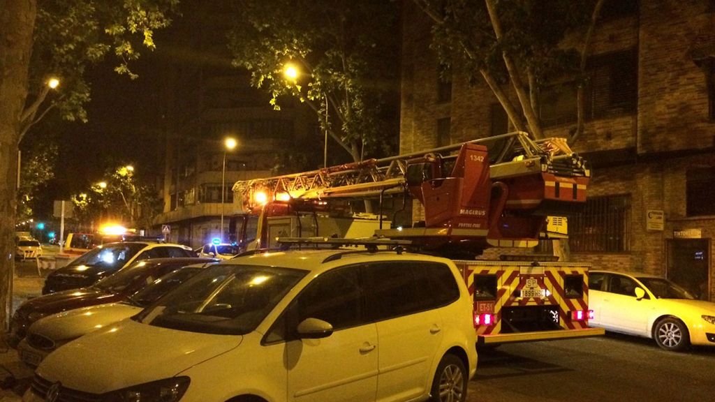 Incendio en Madrid: 13 personas intoxicadas por el humo