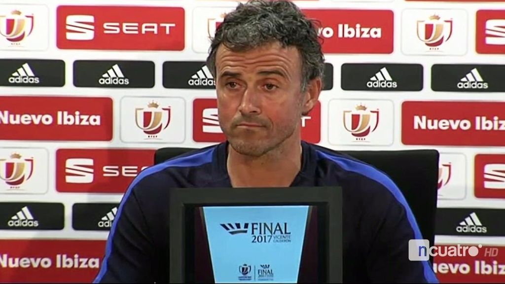 Así fue la última rueda de prensa de Luis Enrique como entrenador del Barcelona