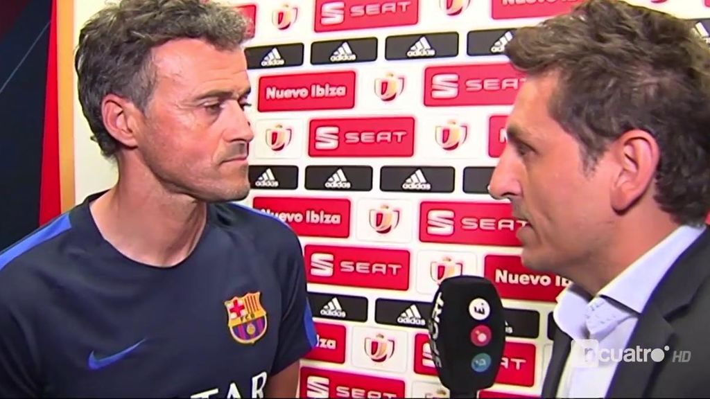 Luis Enrique, a Deportes Cuatro tras el ‘no saludo’: “El Alavés tiene una oportunidad única de hacer historia”