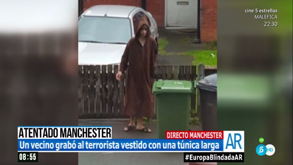 Nuevas imágenes del terrorista de Manchester: un vecino grabó a Abedi días antes del atentado