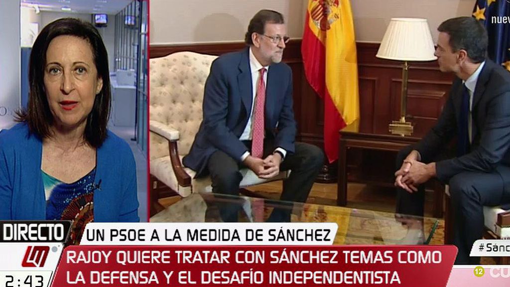Robles critica que Rajoy no haya felicitado a Sánchez: “Ya está bien de tanta prepotencia”