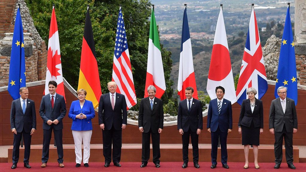 Los gestos más reveladores de los poderosos del G7 en Taormina