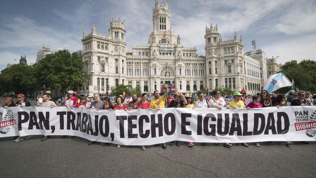 Las Marchas de la Dignidad buscan el cambio desde la calle