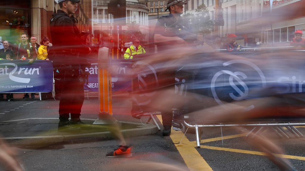 Fuertes medidas de seguridad durante la Maratón de Manchester